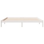 vidaXL Cadre de lit extra long sans matelas 200x220 cm bois massif pin