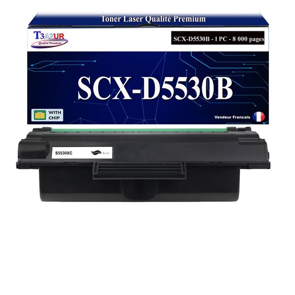 T3AZUR - Toner compatible avec Samsung SCX-D5530B SCX5530X pour Samsung SCX5330N SCX5530 SCX5530FN SCX5535DN