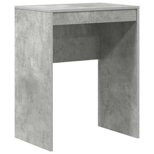 vidaXL Bureau Gris béton 60 x 40 x 76 cm Bois d'ingénierie