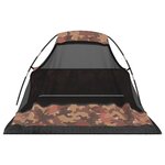 vidaXL Tente de camping 317x240x100 cm Camouflage