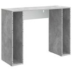 vidaXL Table basse Gris béton 102 x 35 x 75 cm Bois d'ingénierie