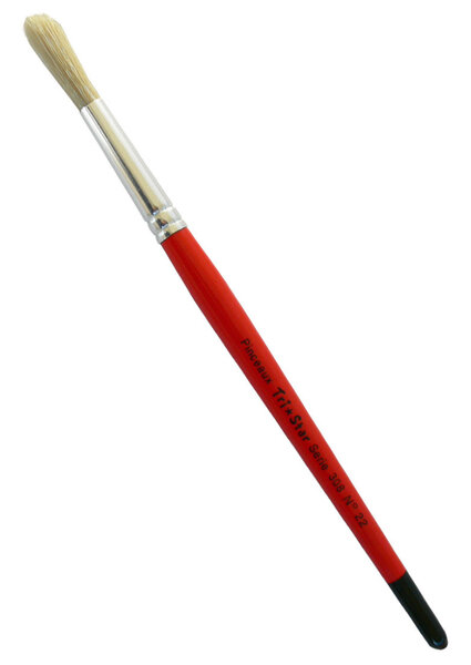 Brosse ronde Soie de Porc n°22 - lot de 10 brosses