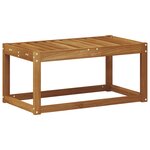 vidaXL Banc de jardin Naturel 79 x 43 x 37 cm Bois d'Acacia Massif