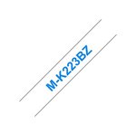 K7 Ruban M-K223BZ 9mm x 8m Bleu sur Blanc BROTHER