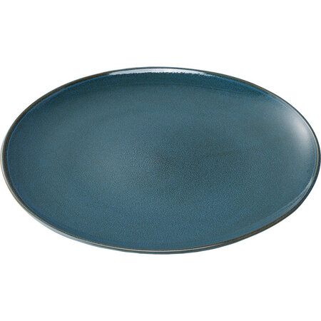 Assiette plate porcelaine bleue ø 260 mm - stalgast -  - porcelaine x35mm