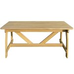 vidaXL Table de jardin 150x74x75 cm Bois de pin imprégné