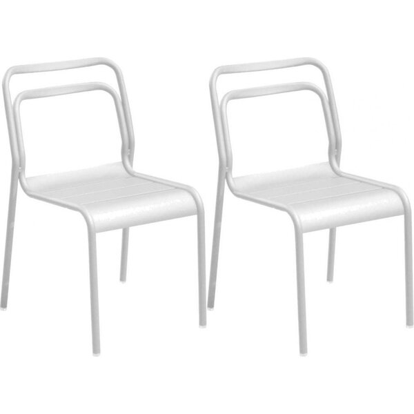 Chaises en aluminium eos (lot de 2)