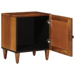 vidaXL Cabinet de chevet Marron 40 x 33 x 46 cm Bois de mangue massif