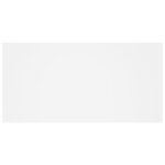 vidaXL Tête de lit Blanc 160x1 5x80 cm Bois d'ingénierie