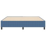 vidaXL Cadre de lit plateforme Bleu 180 x 200 cm tissu