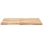 vidaXL Dessus de table rectangulaire 100x80x4 cm bois massif d'acacia