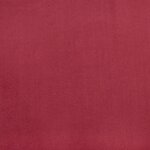 vidaXL Chaise cabriolet avec repose-pied rouge bordeaux velours