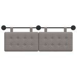 vidaXL Tête de lit suspendue tissu