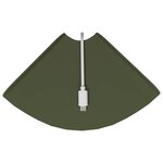 vidaXL Étagère flottante avec étagère 4 Pièces Vert olive 15 x 15 x 2 cm