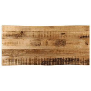 vidaXL Dessus de table bord vivant 80x40x2 5 cm bois de manguier brut