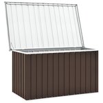 vidaXL Boîte de rangement de jardin Marron 149x99x93 cm