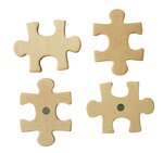 Magnet Puzzle en bois 5 cm 4 pièces