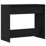 vidaXL Table console chêne noir 89x41x76 5 cm bois d'ingénierie