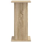 vidaXL Support de Plante 2 pc Chêne Sonoma 30 5 x 30 x 60 5 cm