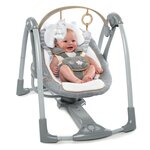 Ingenuity Balançoire bébé portable Swing'n'Go Bella Teddy