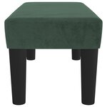 vidaXL Banc Vert foncé 70x30x30 cm Velours