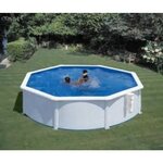 Gre piscine hors sol 350x120 cm blanc