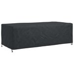 vidaXL Housse pour meubles Uni Noir 300 x 110 x 70 cm 210D