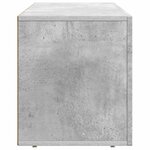 vidaXL Meuble TV Gris béton 100 x 35 x 40 cm Bois d'ingénierie