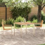vidaXL Ensemble de salle à manger pour jardin 3 Pièces