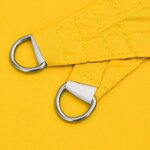 vidaXL Voile de parasol tissu oxford triangulaire 5x5x5 m jaune