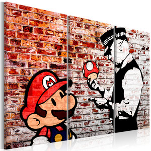 Tableau - mural on brick l x h en cm 120x80