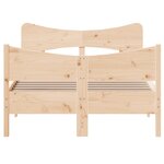 vidaXL Cadre de lit sans matelas 120x200 cm bois de pin massif