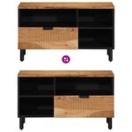 Meuble TV vidaXL 80x33 5x46 cm en bois d'acacia massif