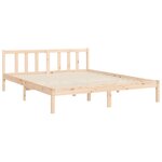 vidaXL Cadre de lit sans matelas 160x200 cm bois massif de pin