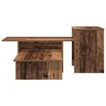 vidaXL Table console Bois ancien 91 5 x 35 x 38 5 cm Bois d'ingénierie