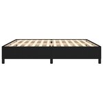 Vidaxl cadre de lit noir 200x200 cm tissu