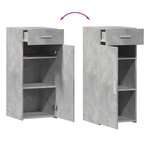 vidaXL Buffet gris béton 40x42 5x93 cm bois d'ingénierie