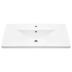 vidaXL Ensemble de meubles de salle de bain 3 Pièces gris béton