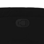 vidaXL Fauteuil inclinable Noir Tissu