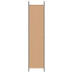 vidaXL Paravent à 6 panneaux Beige 300 x 220 cm Tissu