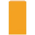vidaXL Buffet jaune moutarde 67x39x73 cm acier
