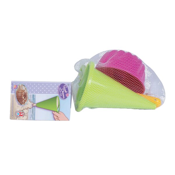 Androni Giocattoli 3408-0000 - Bac à sable avec moule à gâteau et pelle  3 Pièces