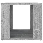 vidaXL Table de chevet Sonoma gris 41x40x36 cm Bois d'ingénierie