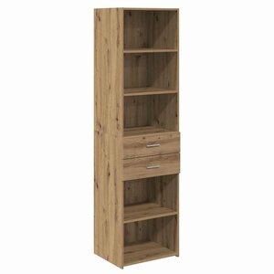 vidaXL Haut Armoire avec tiroir Chêne artisanal 50 x 42 5 x 185 cm