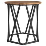 vidaXL Table basse 2 Pièces Bois Ancien Bois d'ingénierie et acier