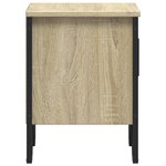 vidaXL Tables de chevet 2 Pièces Chêne sonoma 40 x 30 x 40 cm Aggloméré