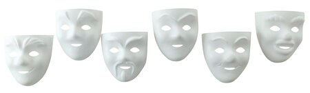 Masque enfant Théâtre 6 pièces