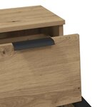 vidaXL Buffet chêne artisanal 30x30x70 cm bois d'ingénierie