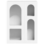 vidaXL Buffet Blanc 59 x 35 x 80 5 cm Bois d'ingénierie