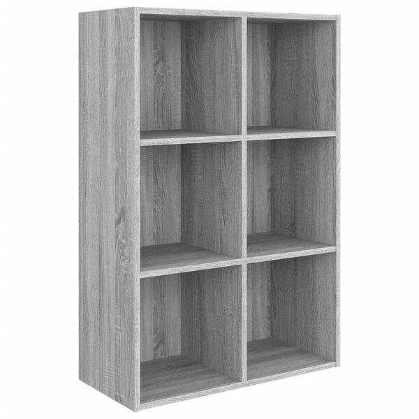 vidaXL Bibliothèque/Buffet Sonoma gris 66x30x98 cm Bois d'ingénierie